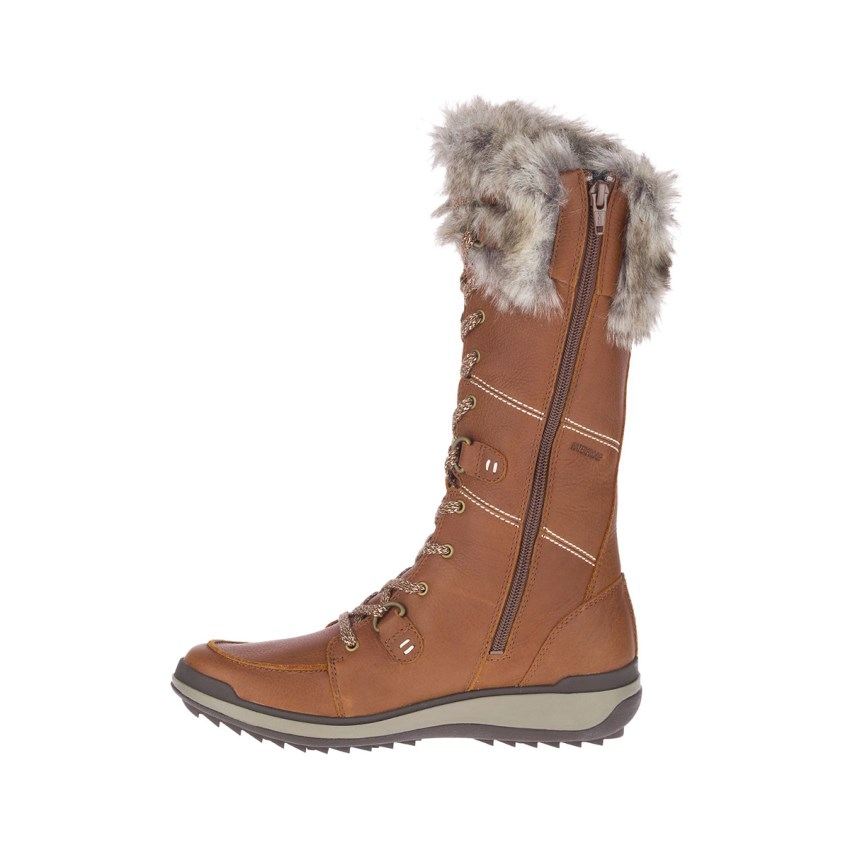 Bottes Merrell Snowcreek Tall Polar Waterproof Marron Femme | D.O.NHIQ